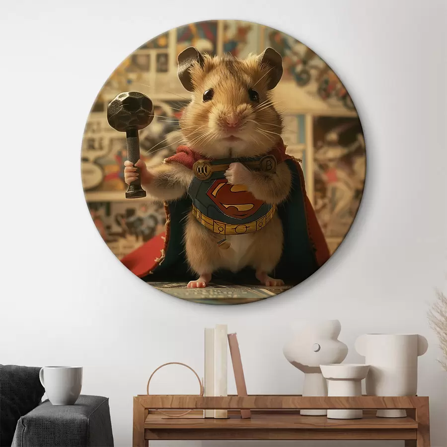 murales de pared Hámster fuerte r40931