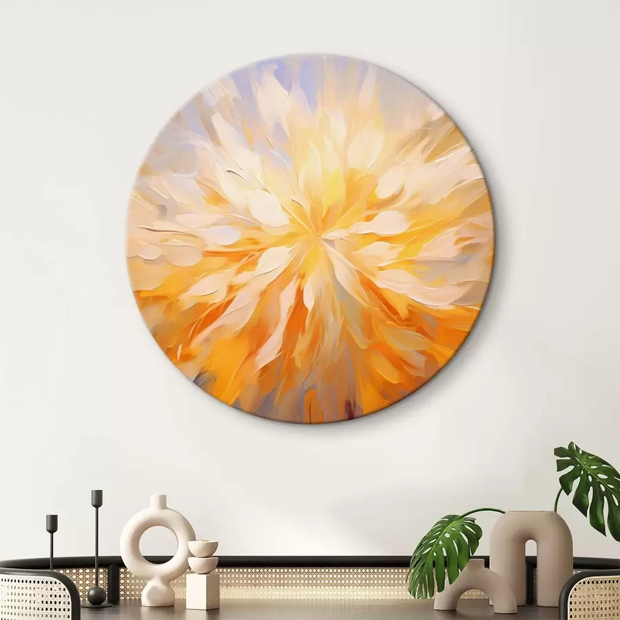 murales de pared Gran flor abstracta r42184