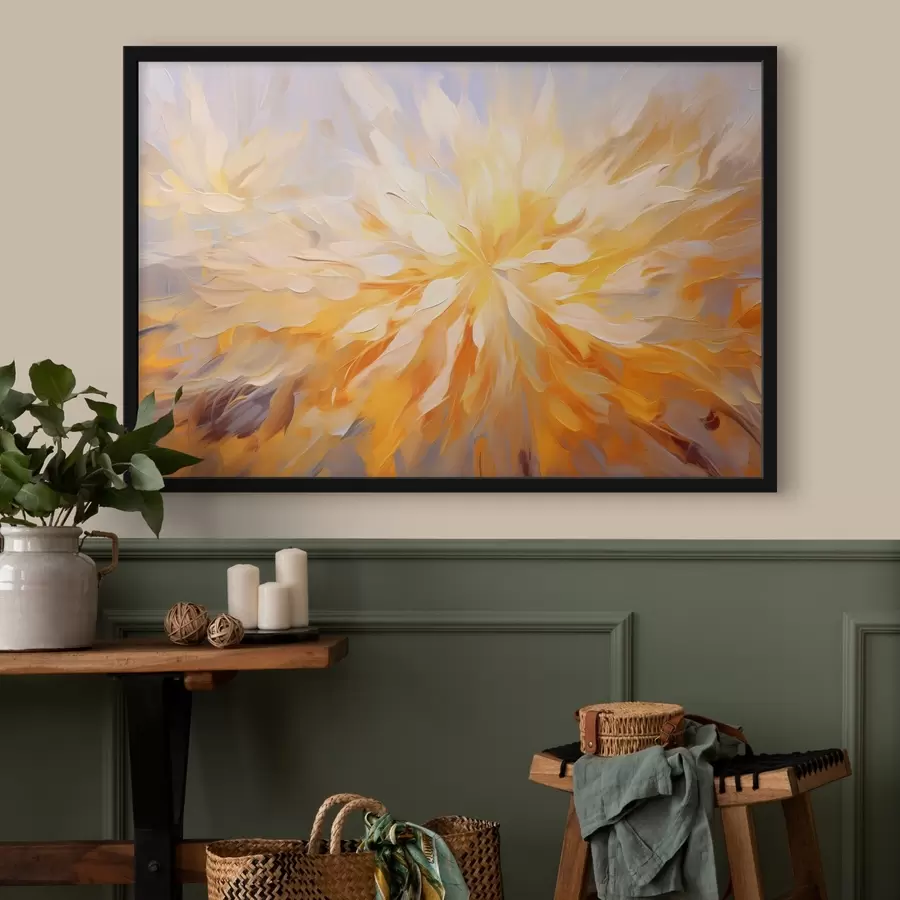 murales de pared Gran flor abstracta f42184