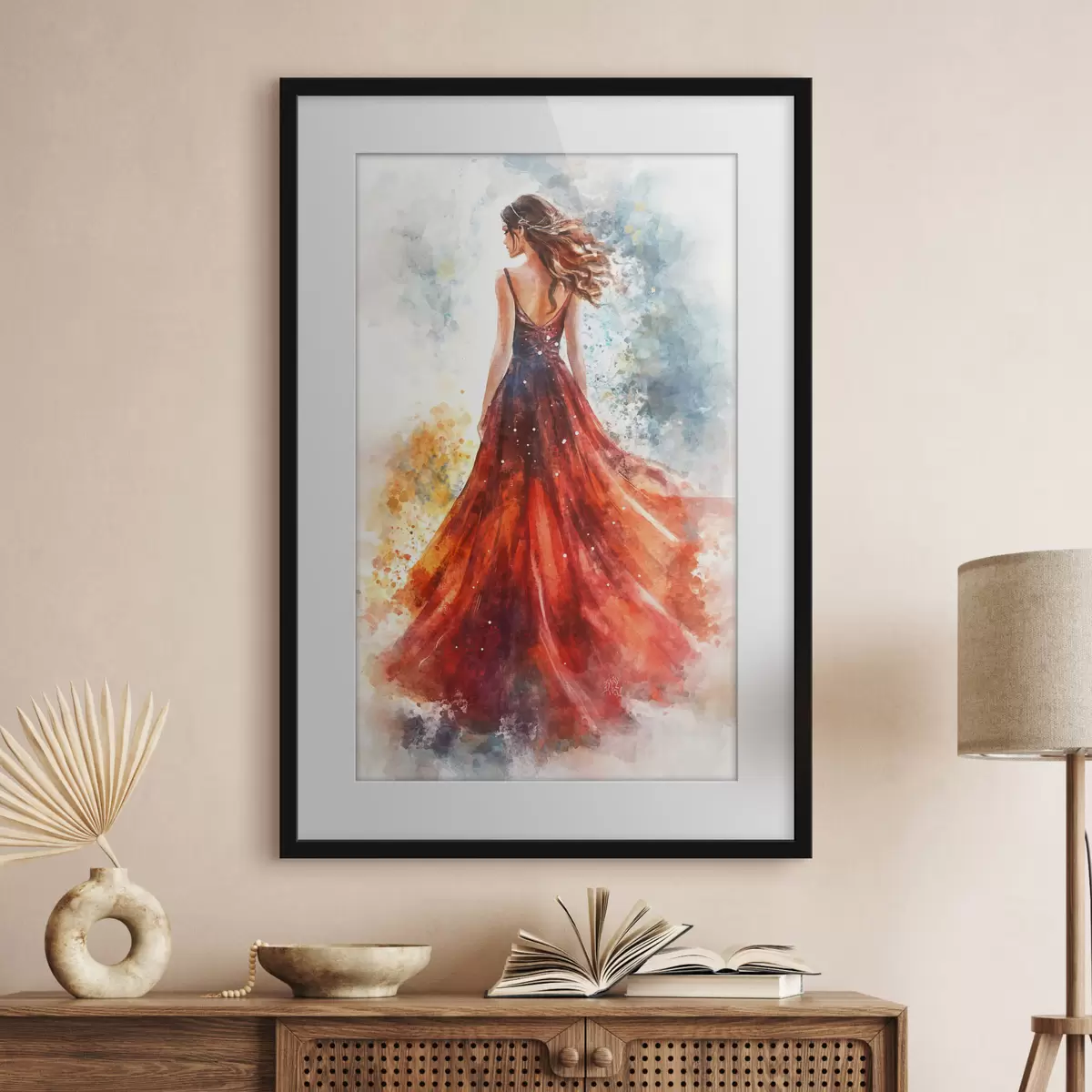 Poster Movimiento rojo f42193