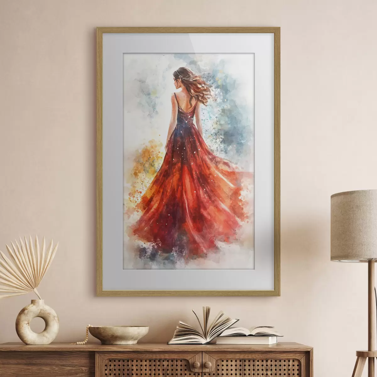Poster Movimiento rojo f42193