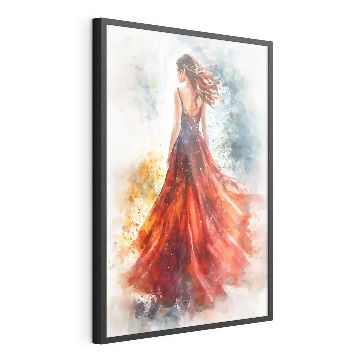 Poster Movimiento rojo f42193
