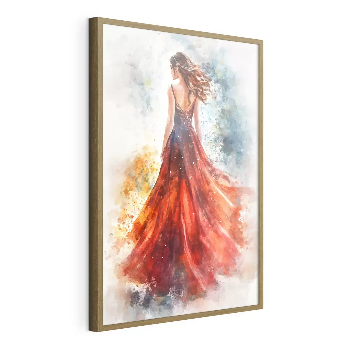 Poster Movimiento rojo f42193