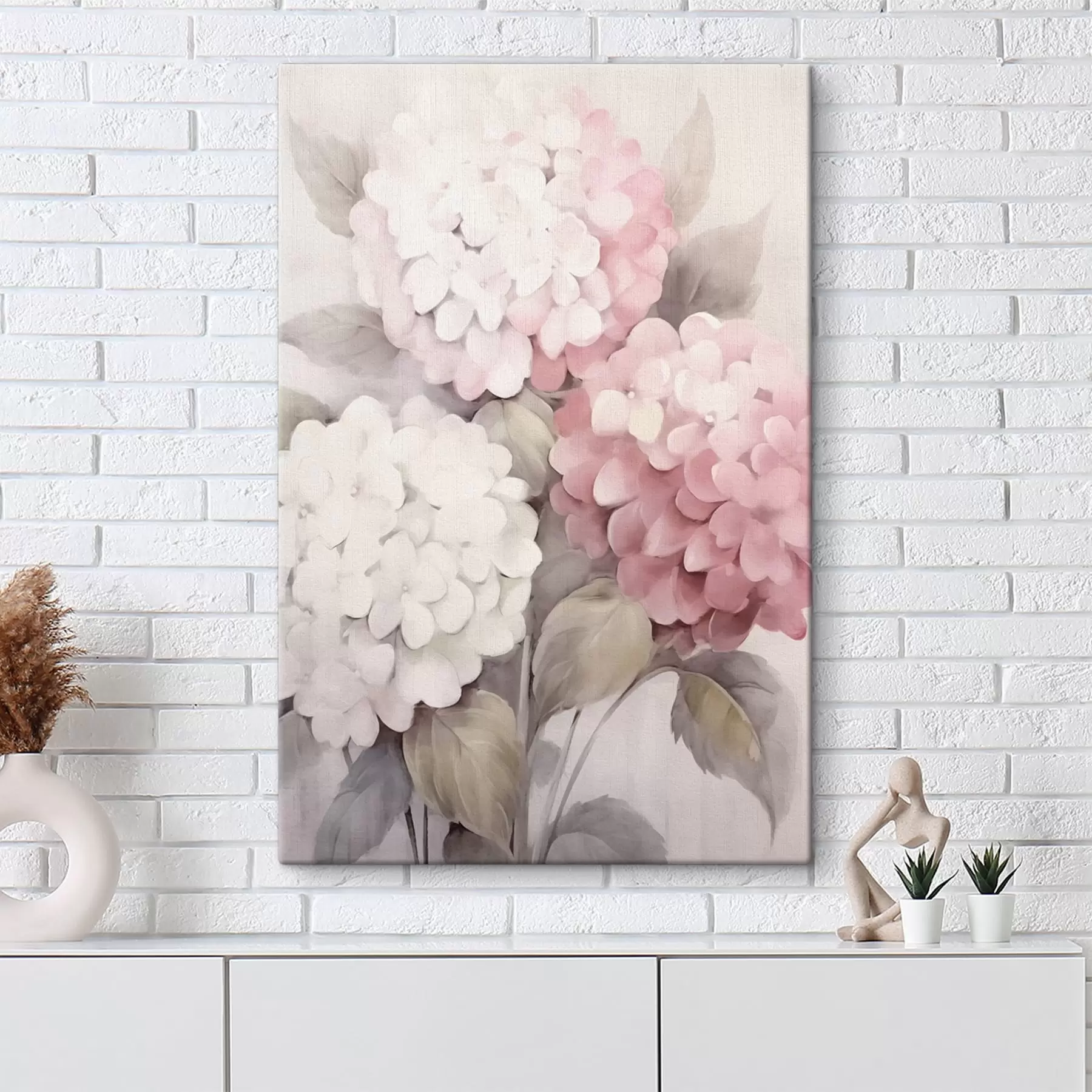 murales de pared Flores de hortensia s42347