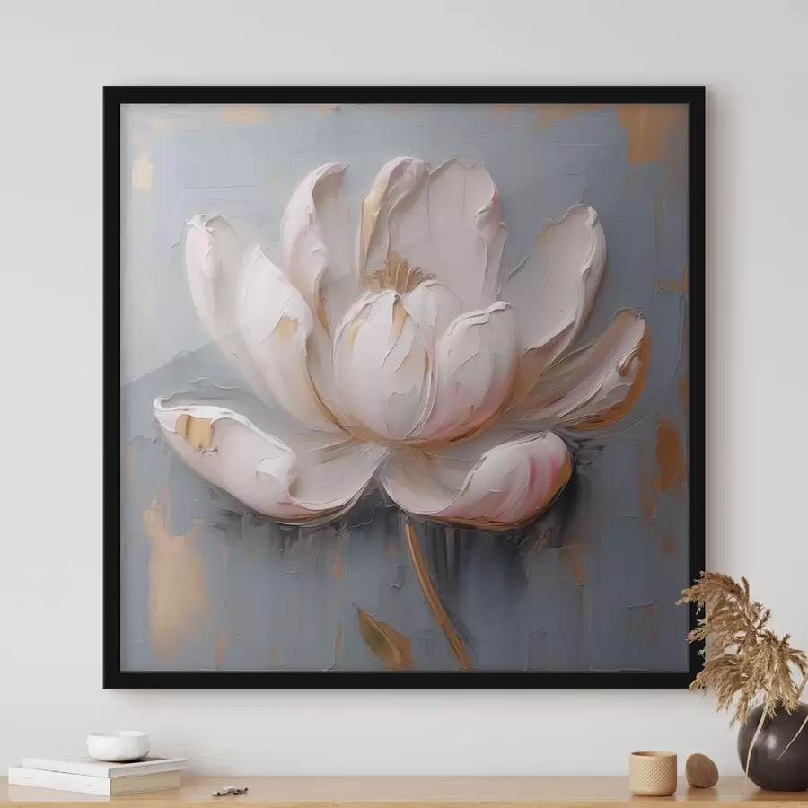 murales de pared Hermosa flor f42337