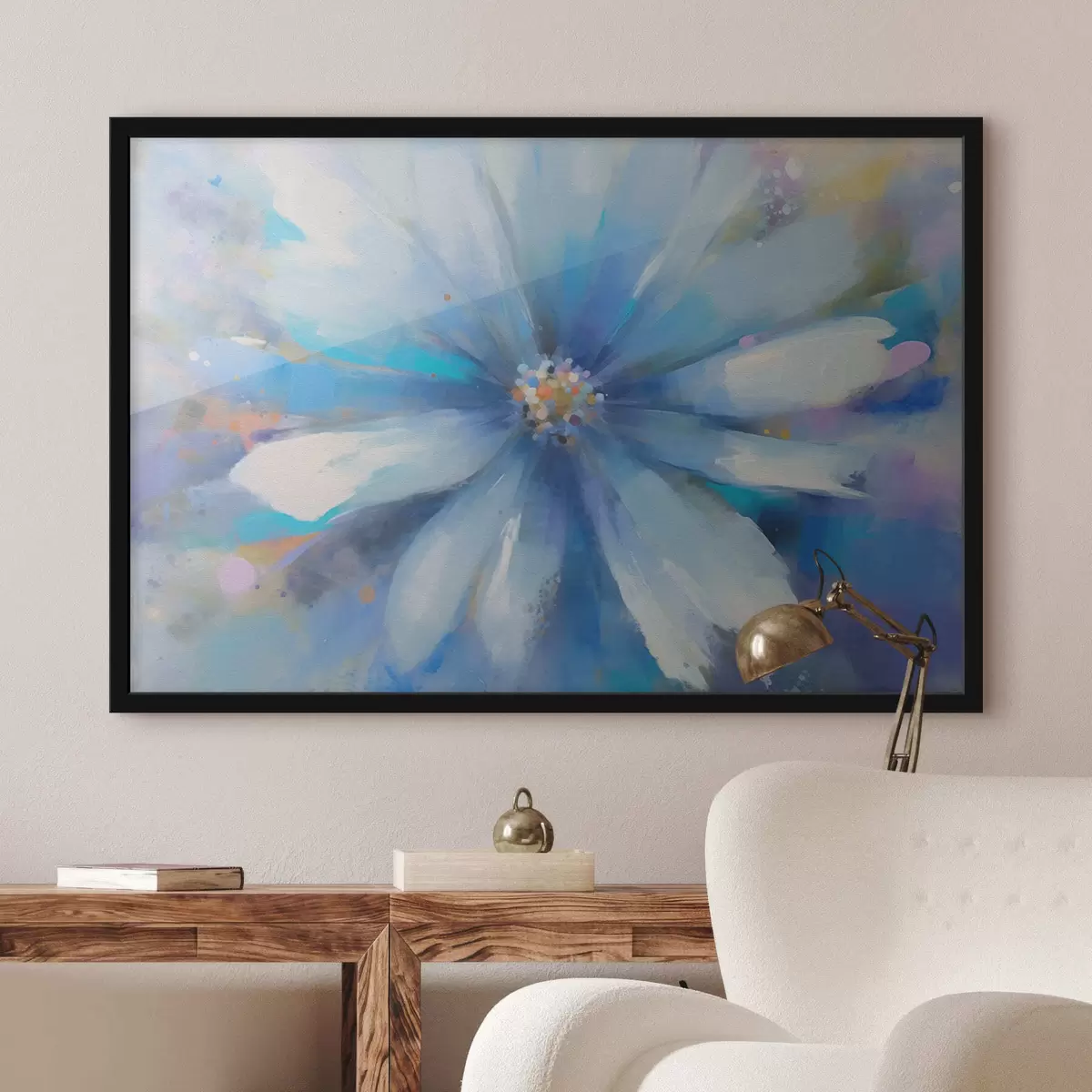 Poster Flor azul f42344