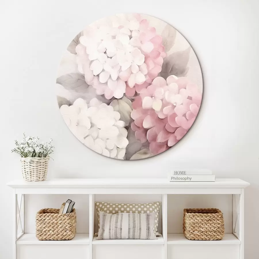 murales de pared Flores de hortensia r42347