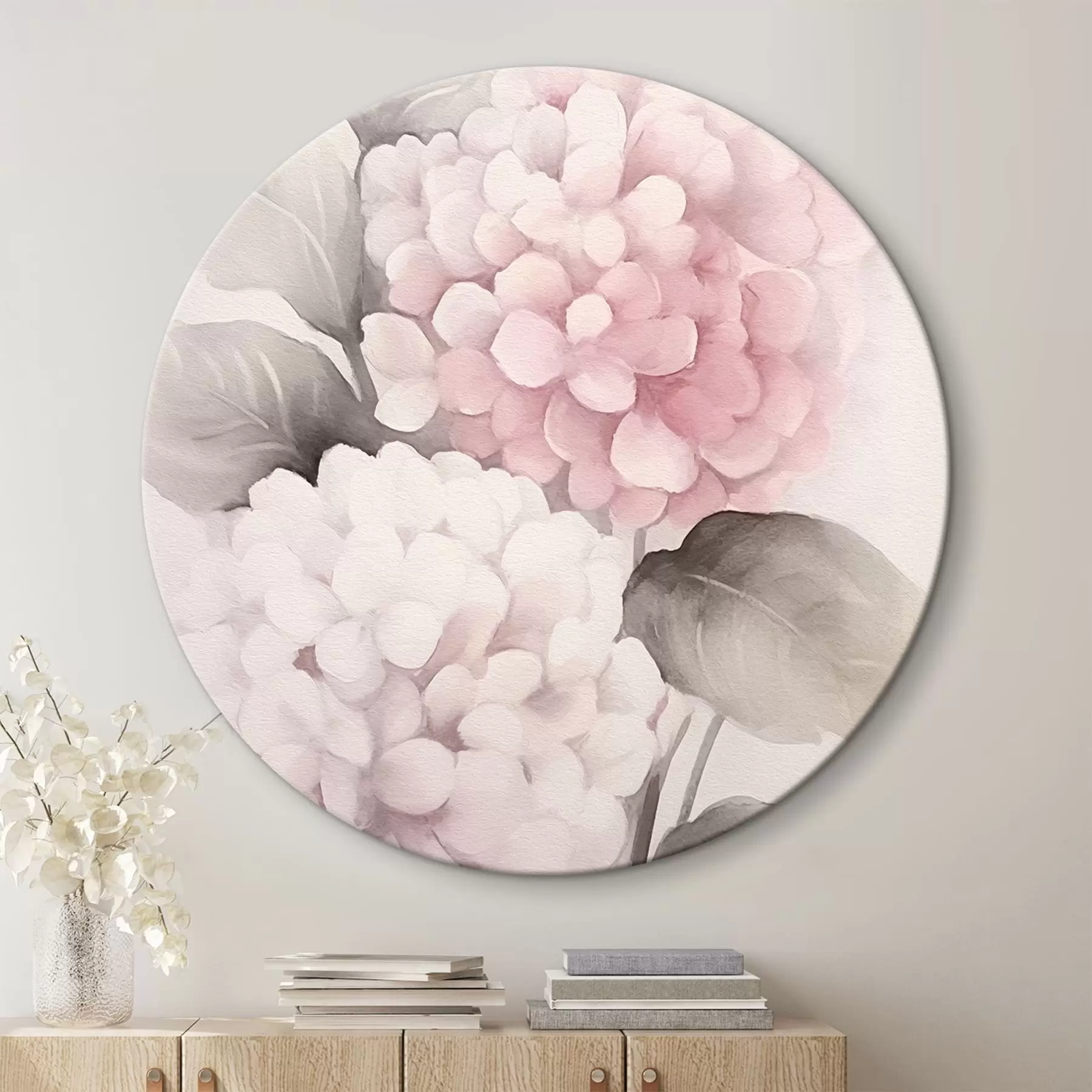 murales de pared Flores de hortensia r42348