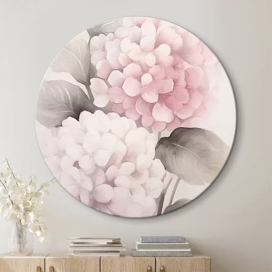 murales de pared Flores de hortensia r42348