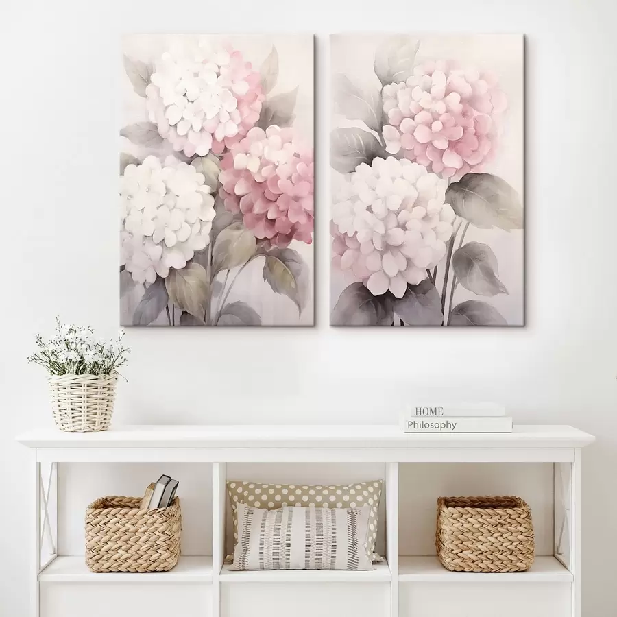 murales de pared Delicadas hortensias m00400