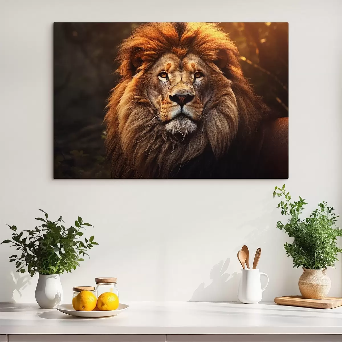 murales de pared Precioso león s42390