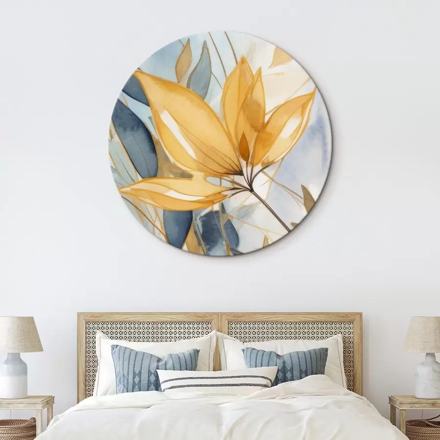 murales de pared Flores abstractas en acuarela r42387