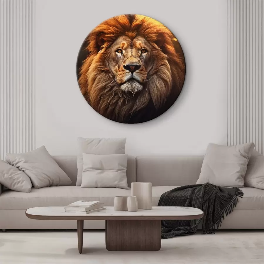 murales de pared Precioso león r42390