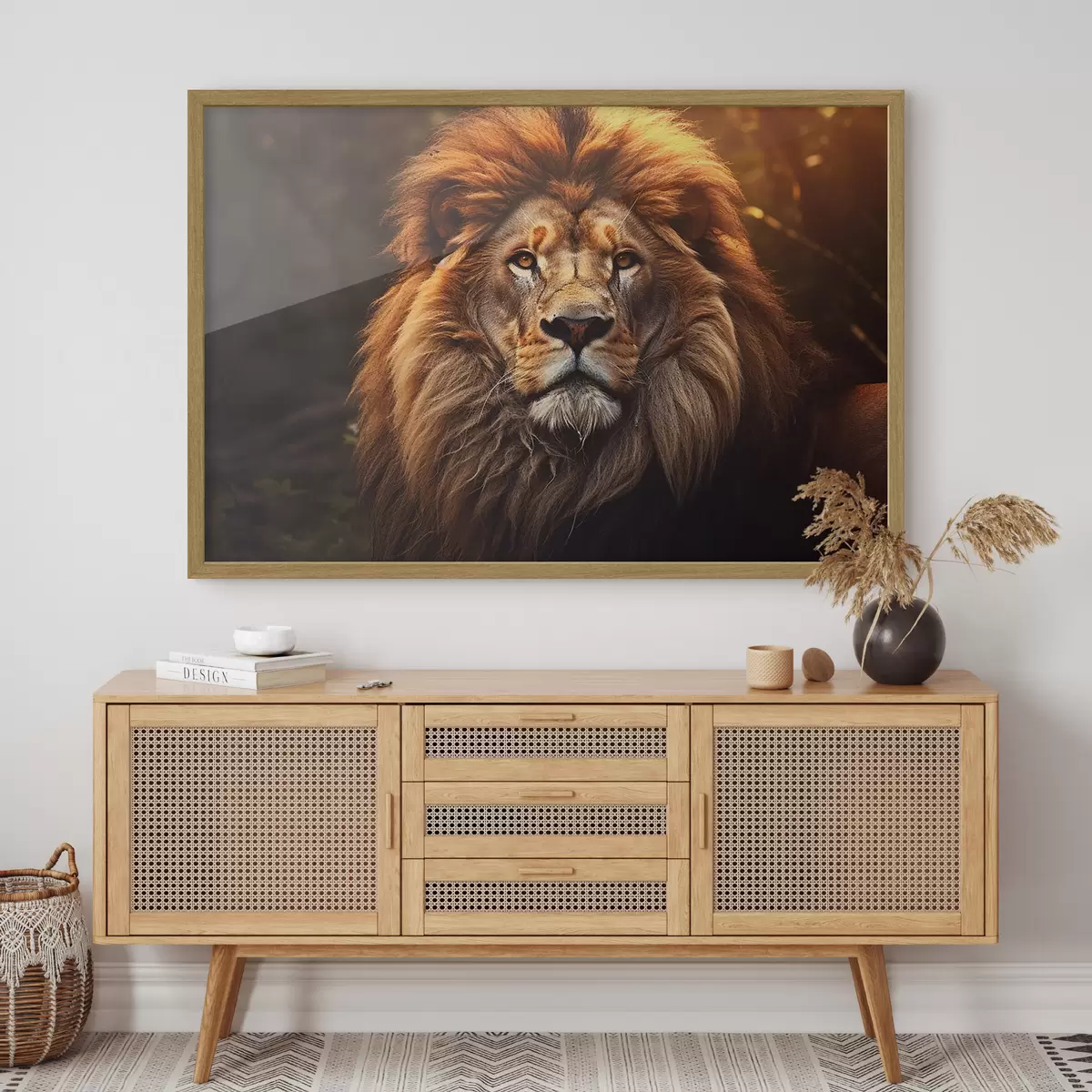 Poster El valor del león f42390