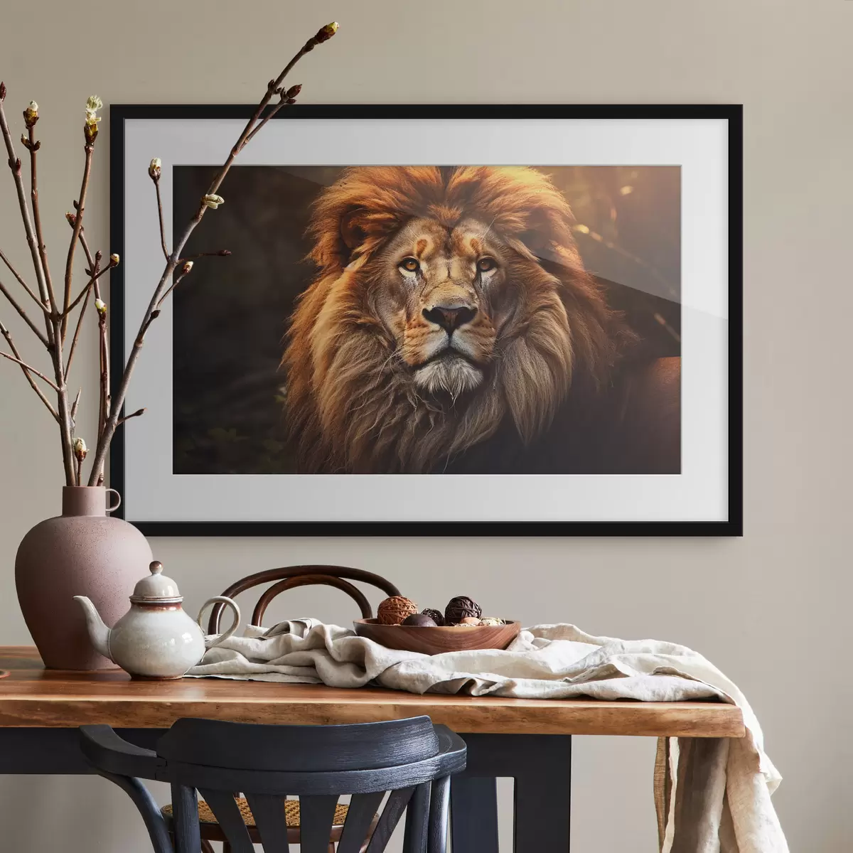 Poster El valor del león f42390