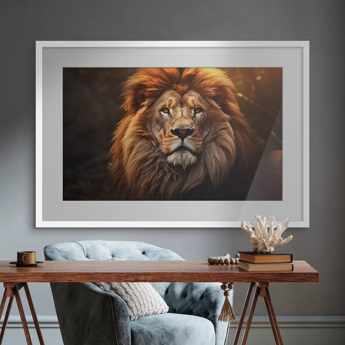 Poster El valor del león f42390