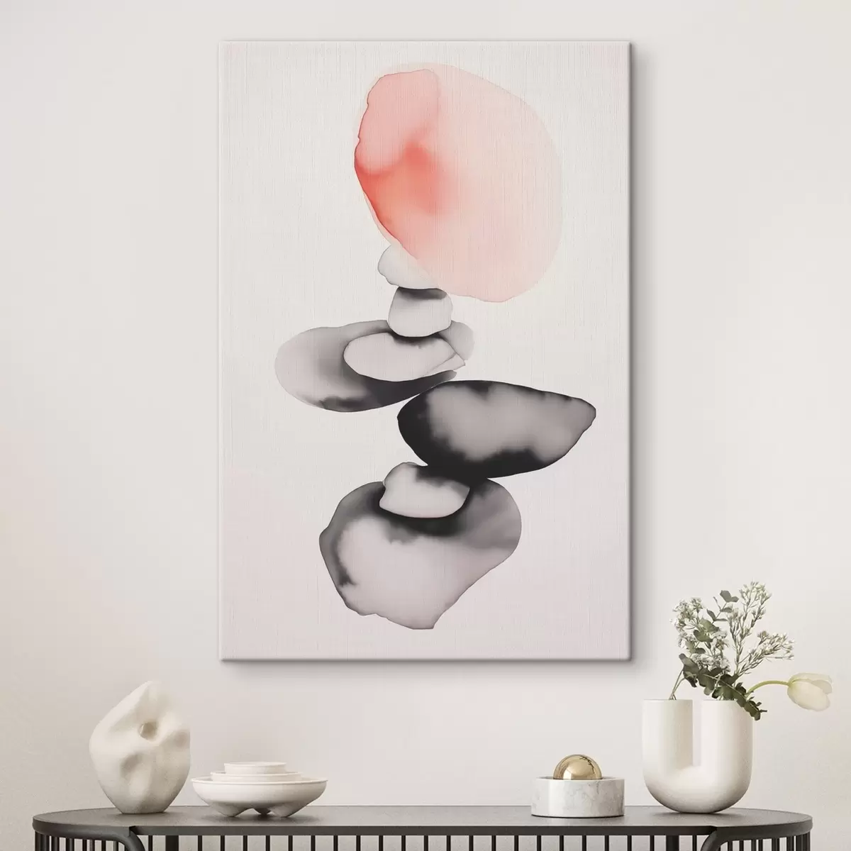 murales de pared Abstracción de manchas al estilo de la acuarela húmeda s42409