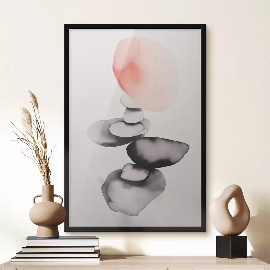 murales de pared Abstracción de manchas al estilo de la acuarela húmeda f42409