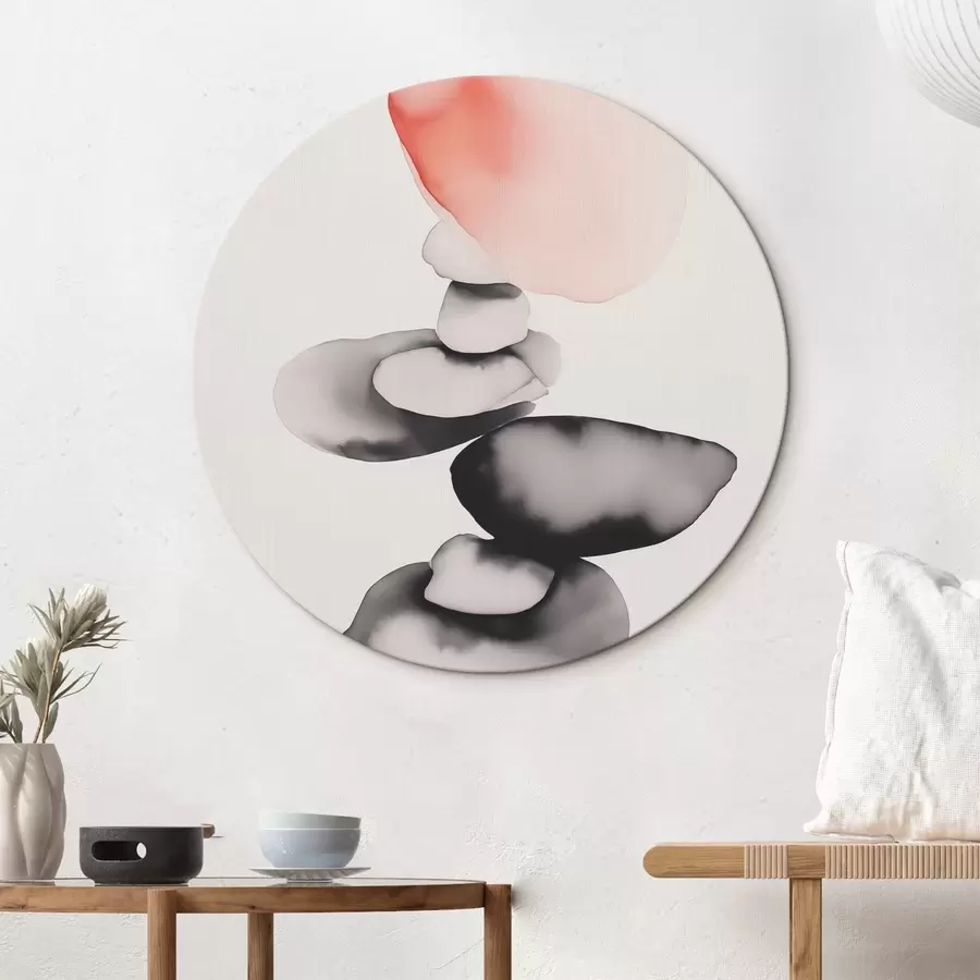 murales de pared Abstracción de manchas al estilo de la acuarela húmeda r42409