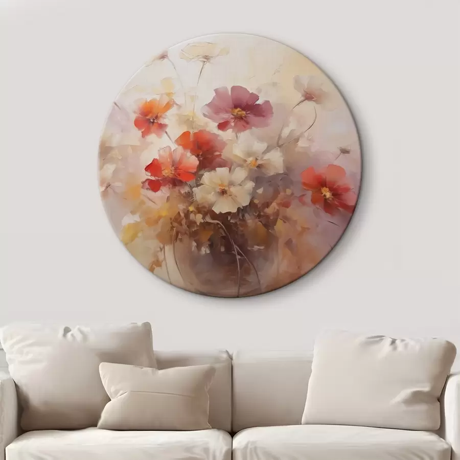 murales de pared Flores en un jarrón imitación de pintura r42413