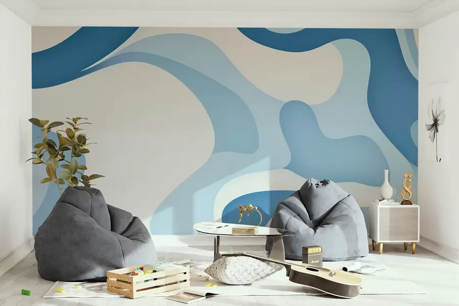 murales de pared Ondas abstractas w02760