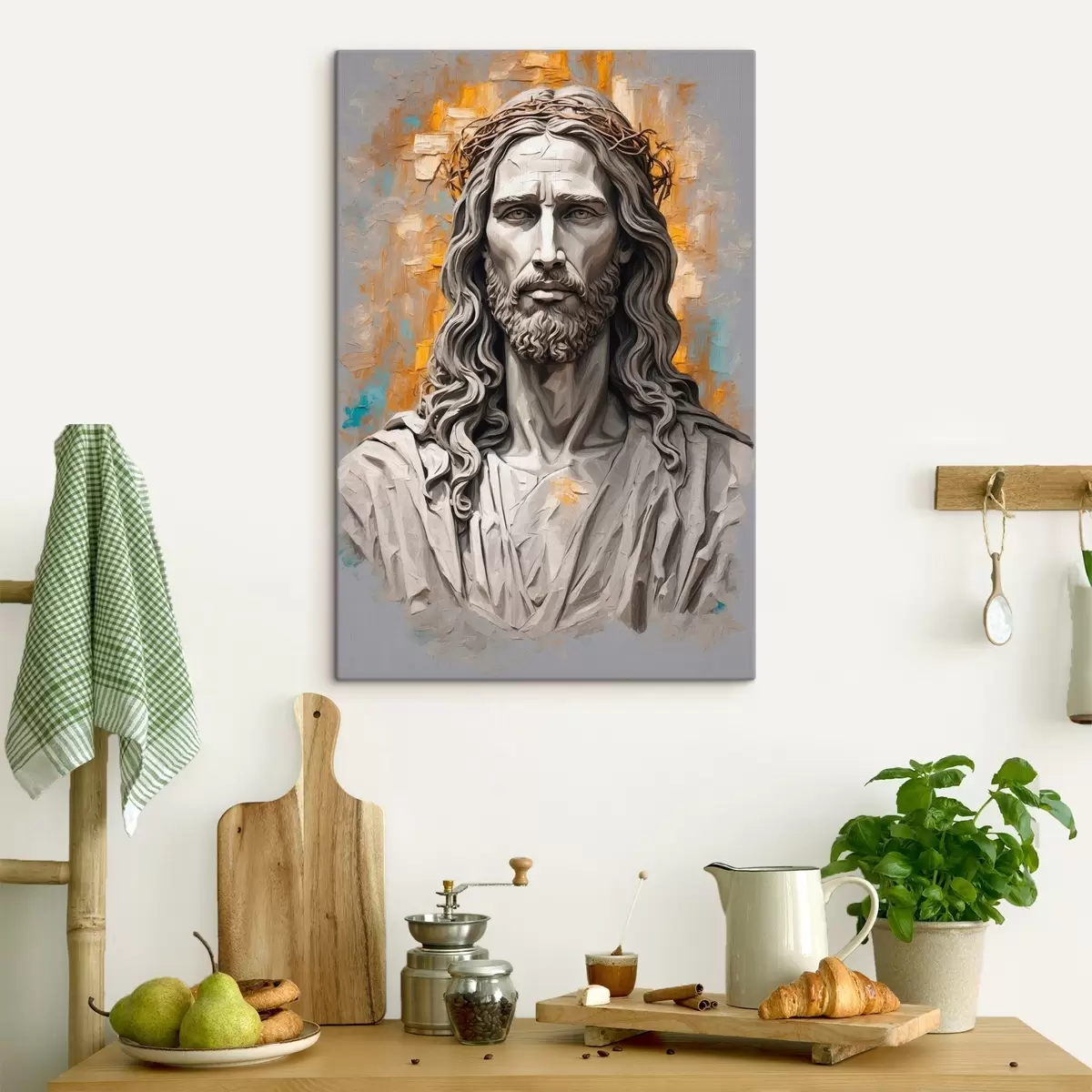 murales de pared Estatua de Jesús s42270