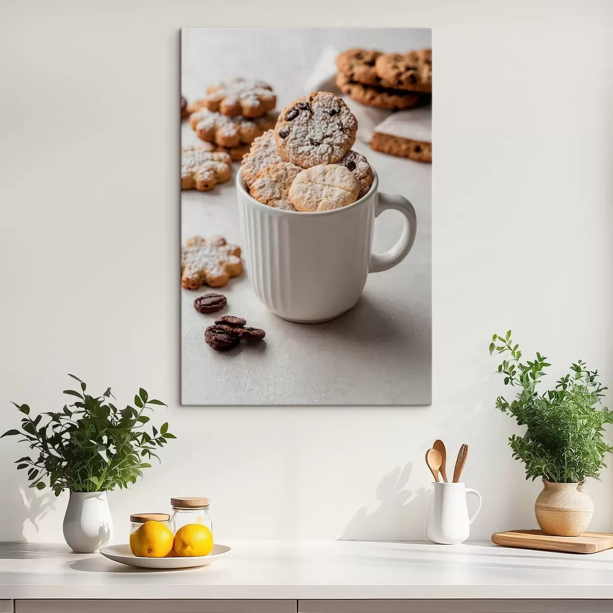 murales de pared Taza con galletas s42276