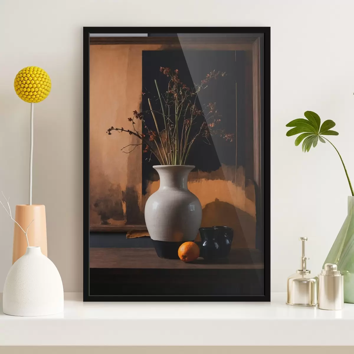 Poster Jarrón con flores f42280