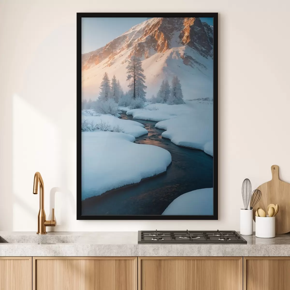 Poster Arroyo que va a la montaña f42281