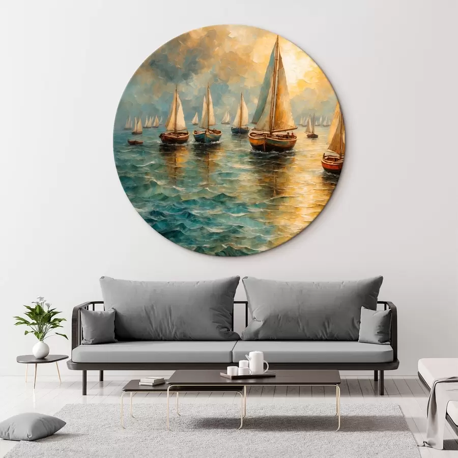 murales de pared Barcos en el mar r42264