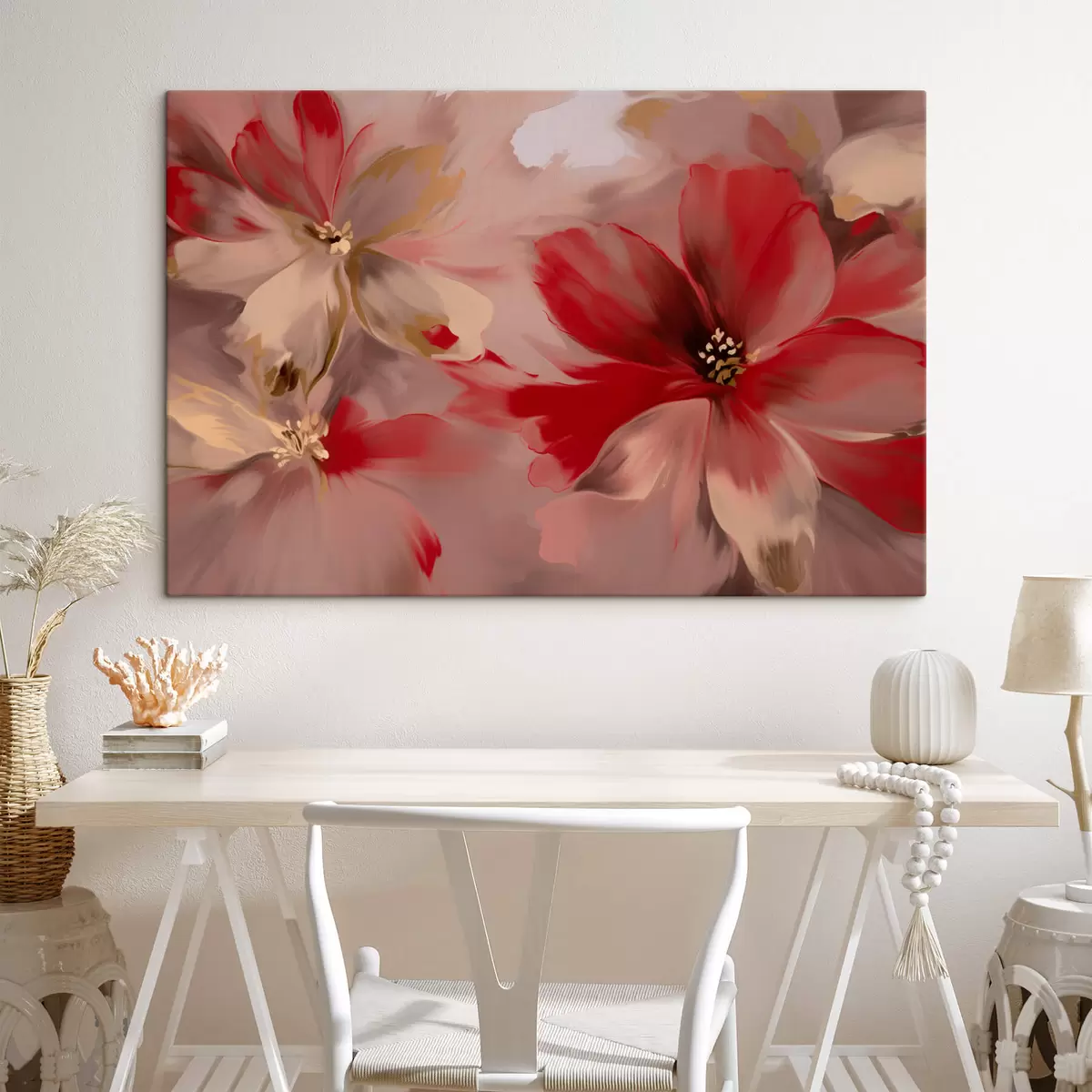 murales de pared flores abstractas s42460