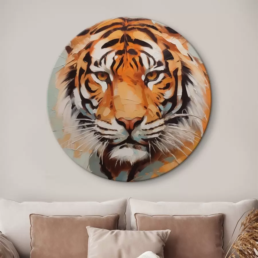 murales de pared Pintura imitación tigre r42463