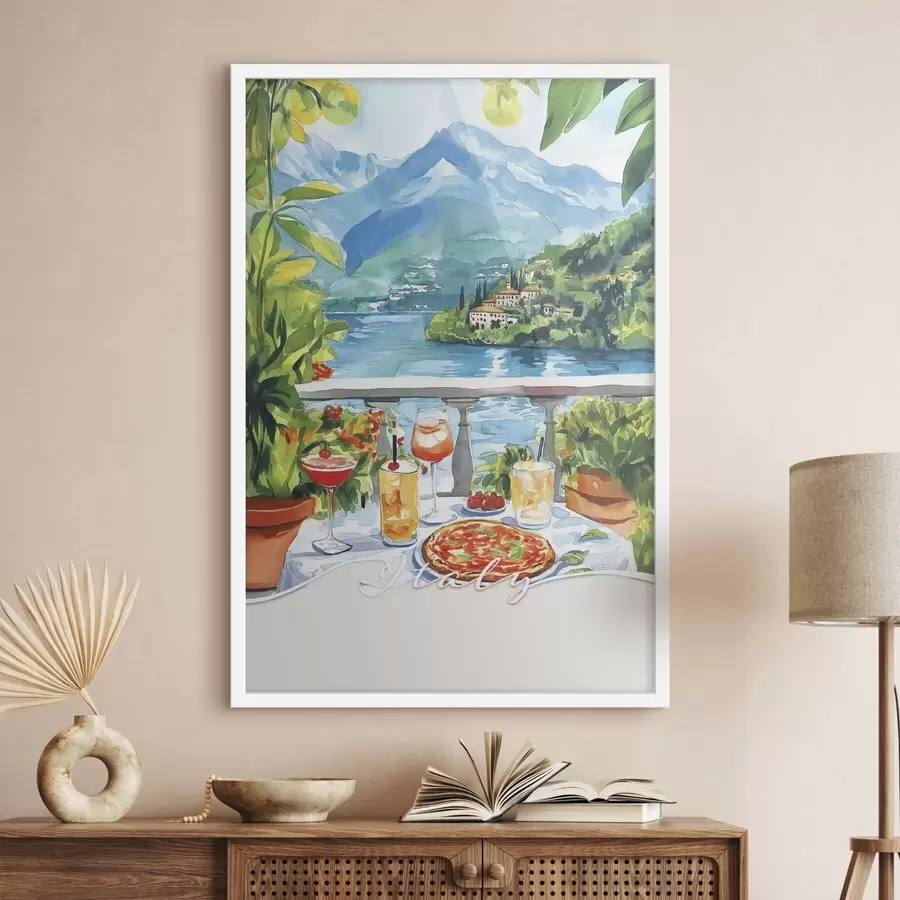 murales de pared Sabor de tarde en la terraza f42434