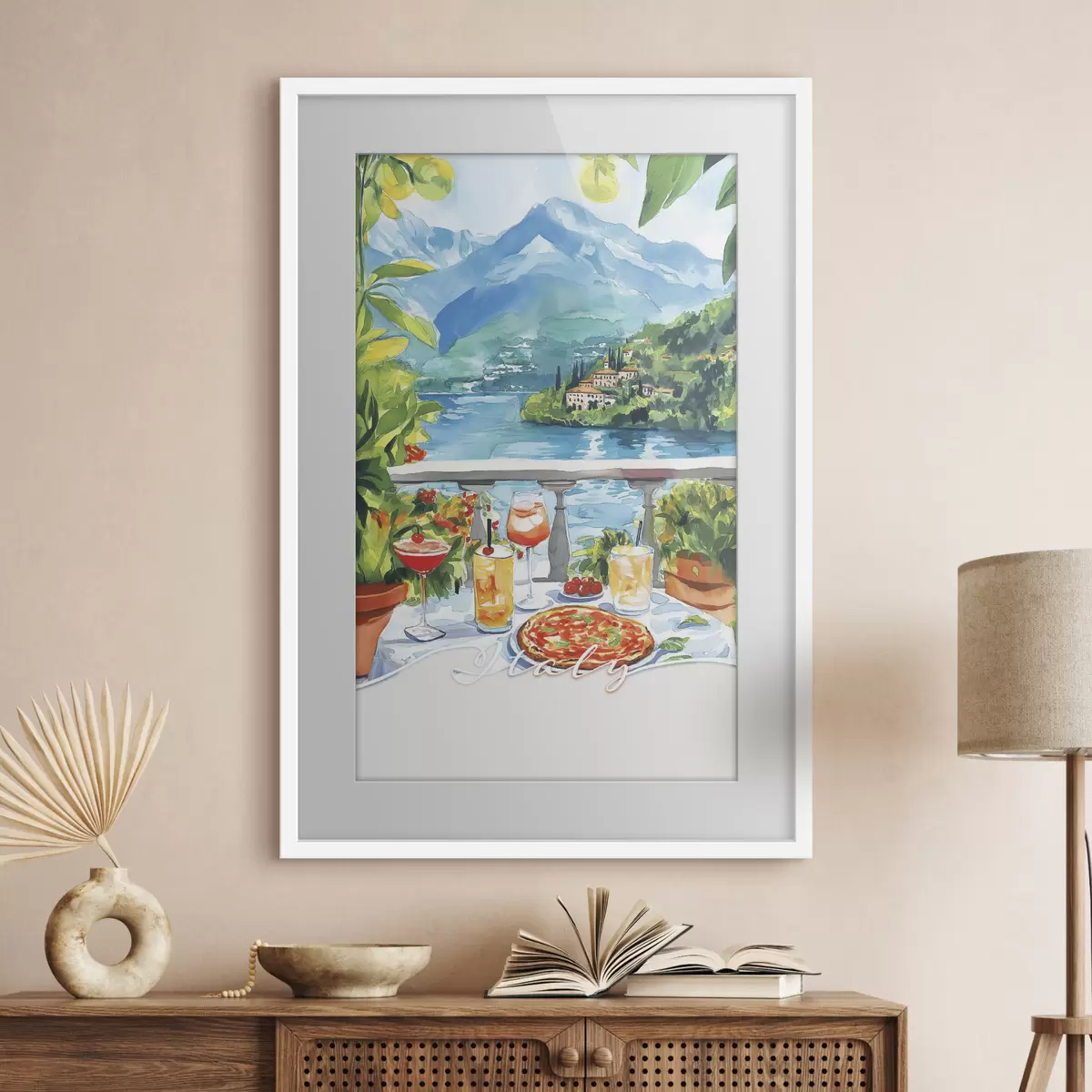 Poster Sabor de tarde en la terraza f42434