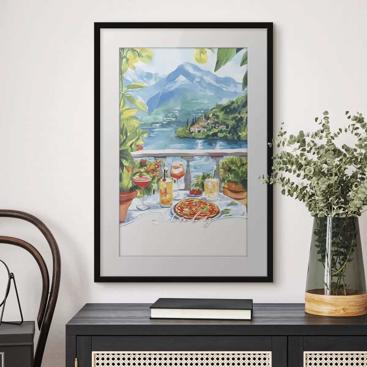 Poster Sabor de tarde en la terraza f42434