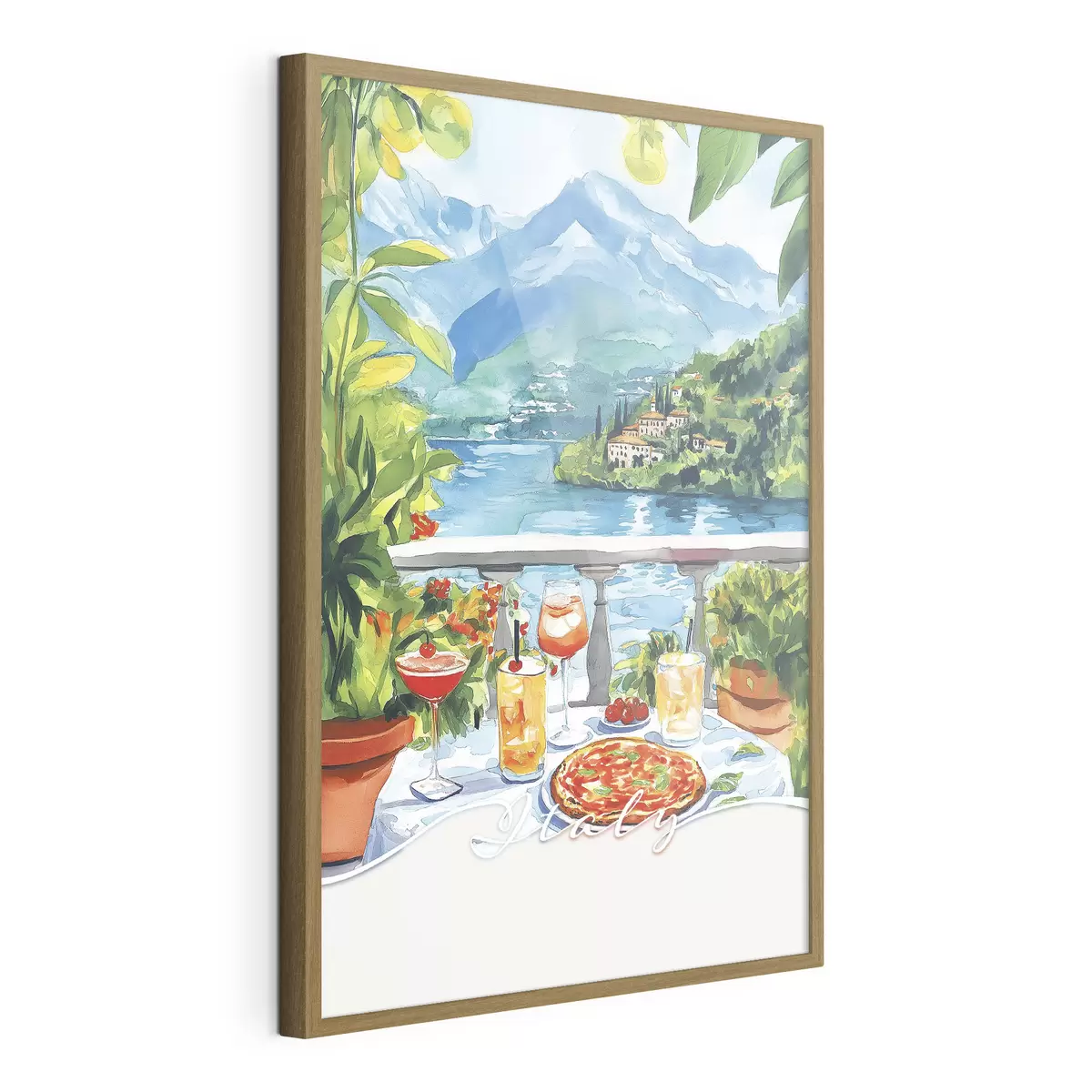 Poster Sabor de tarde en la terraza f42434