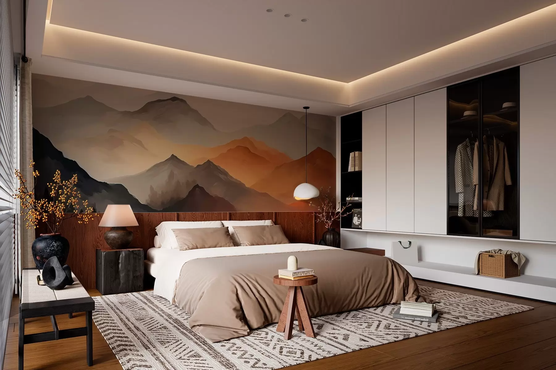 murales de pared Montañas w02825