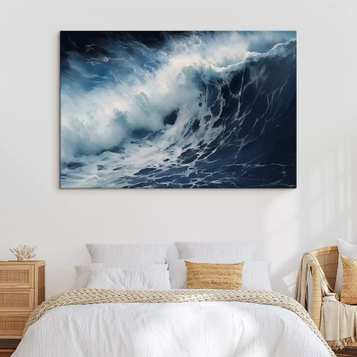 murales de pared Tormentosa ola oceánica s42487