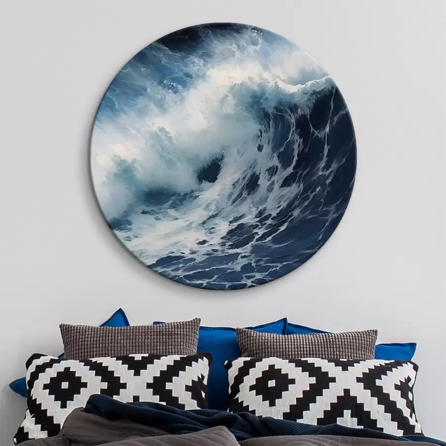 murales de pared Tormentosa ola oceánica r42487