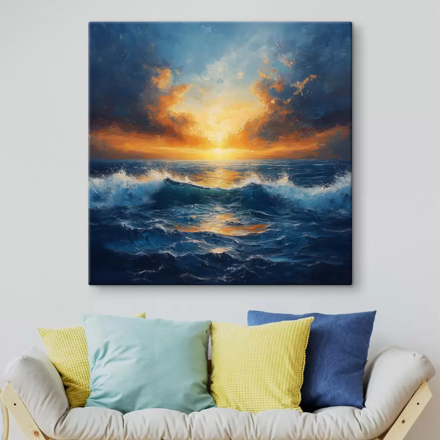 murales de pared Mar al amanecer s42510