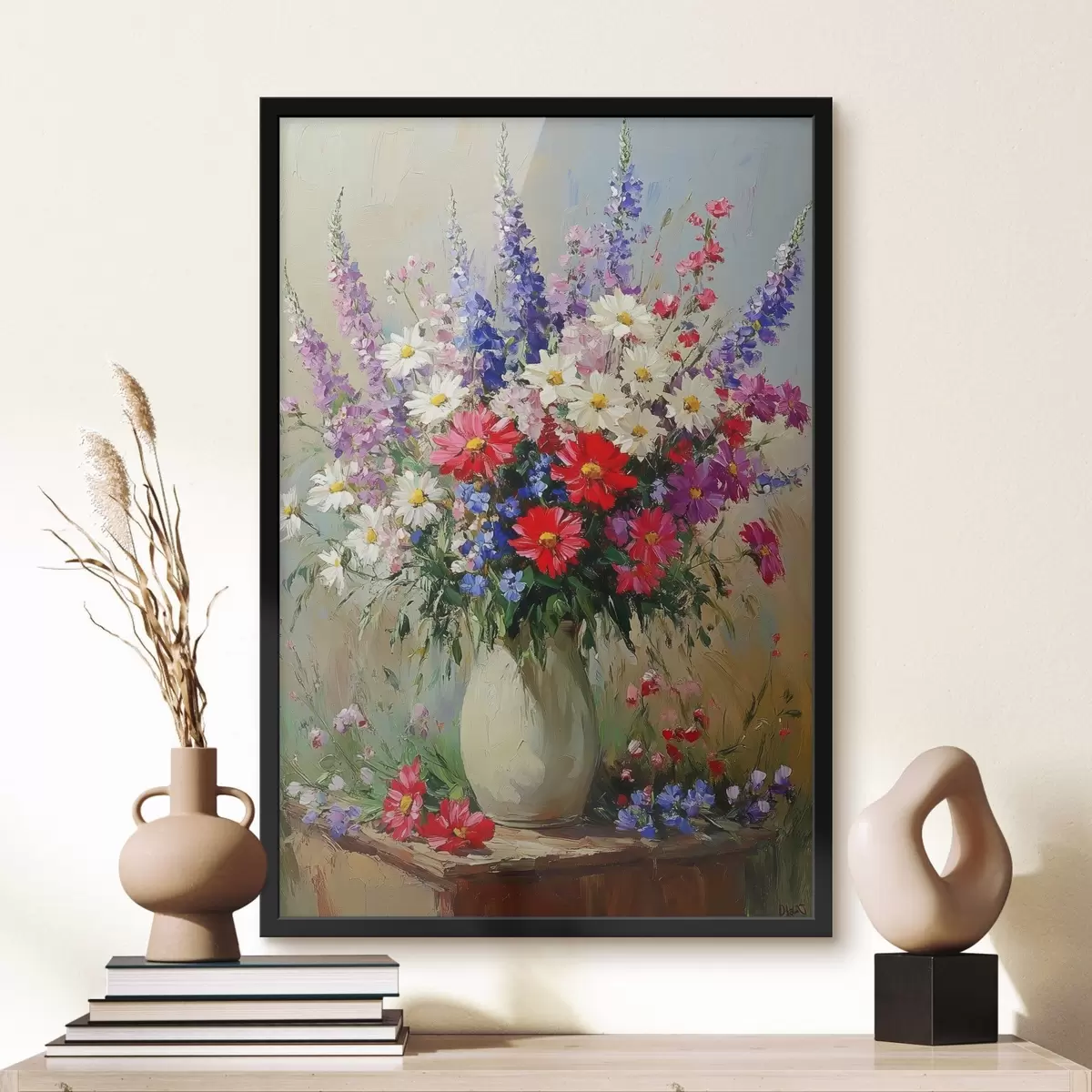 Poster Brillante ramo de flores silvestres f42498