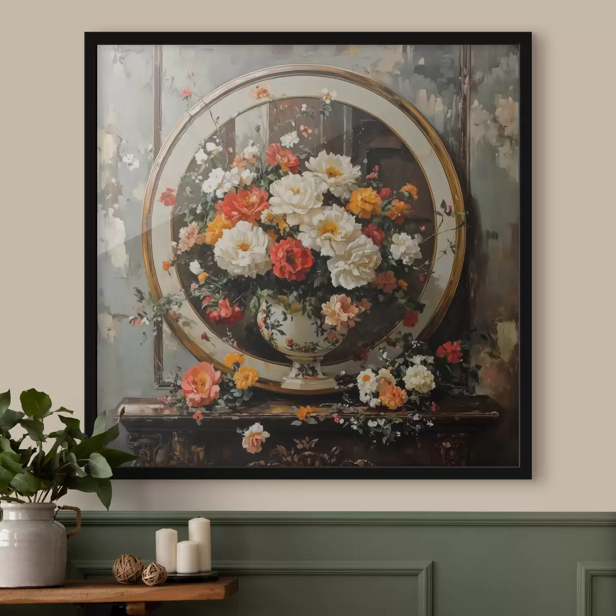 Poster Ramo en la mesa f42508