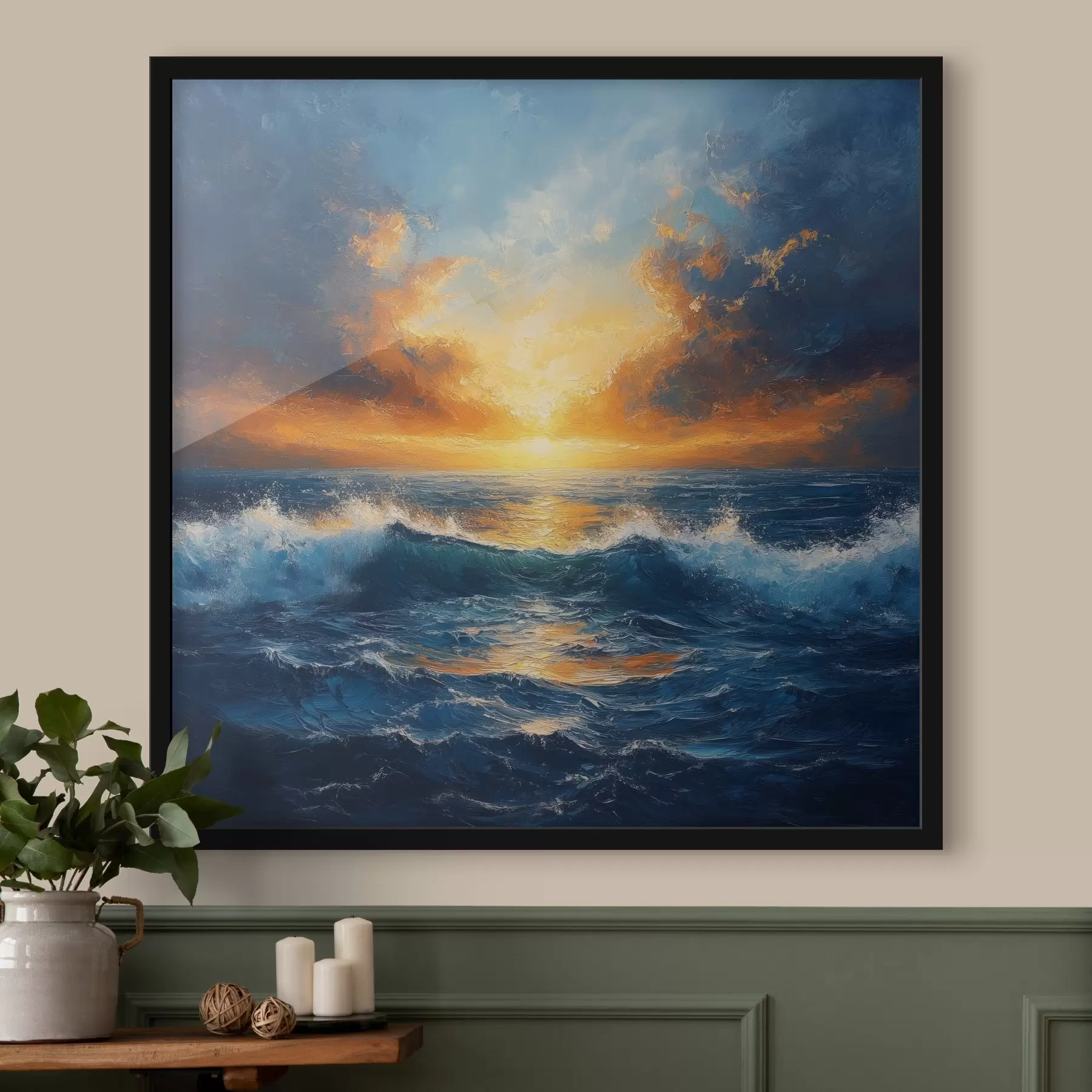 murales de pared Mar al amanecer f42510