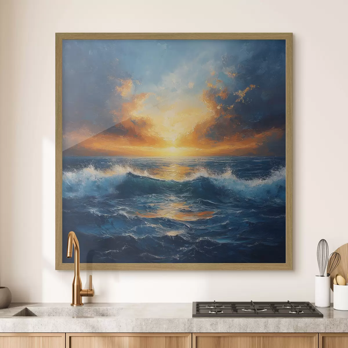 Poster Mar al amanecer f42510