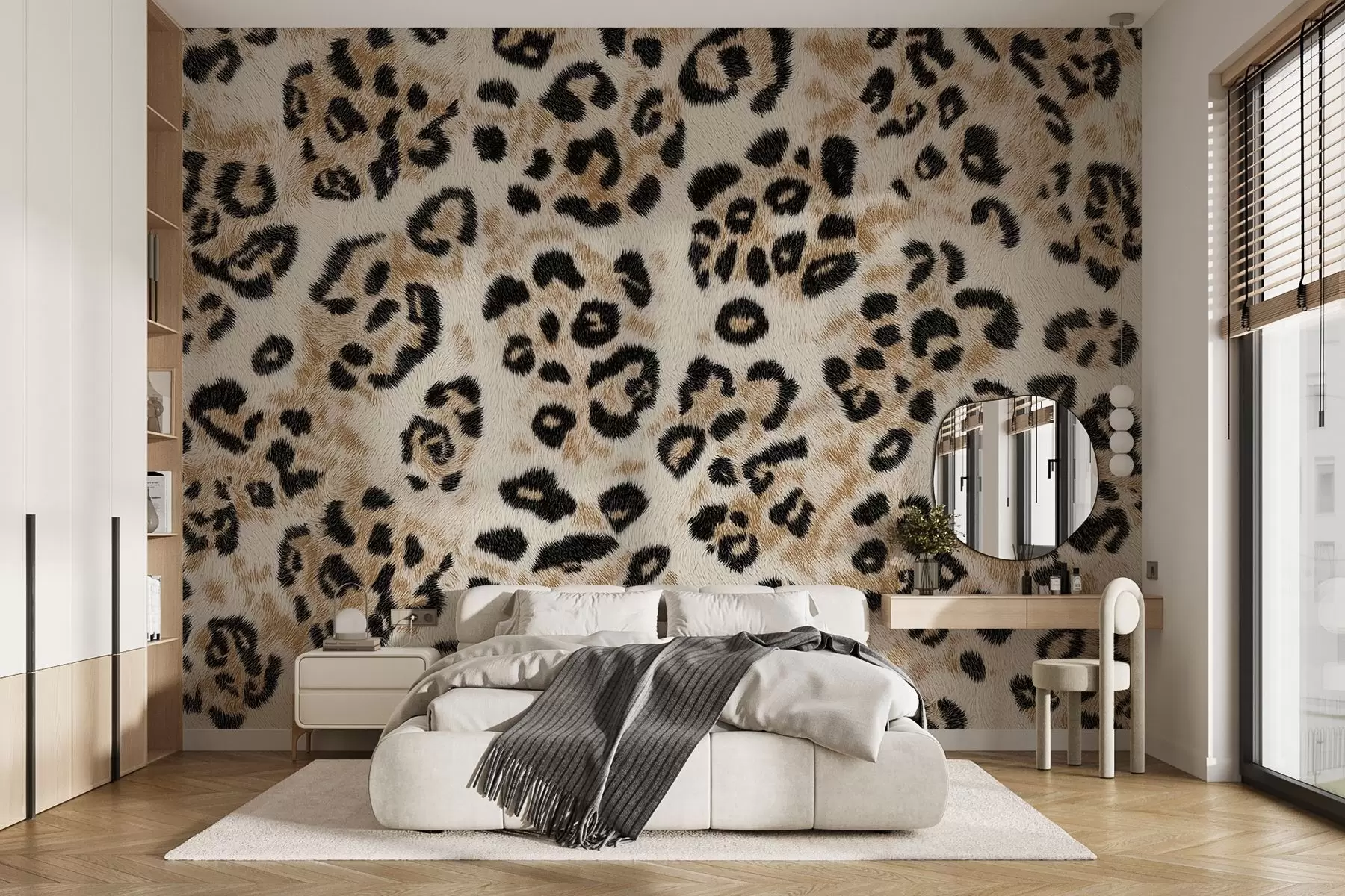 murales de pared Estampado de piel de leopardo w08656