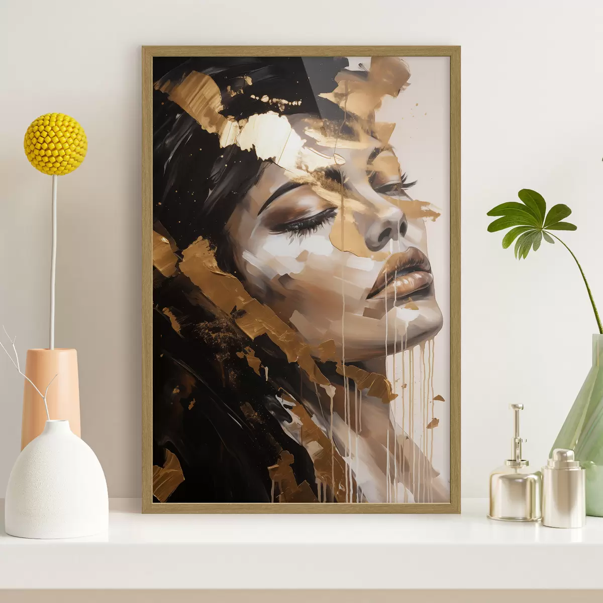 Poster Oro en los pensamientos f42627