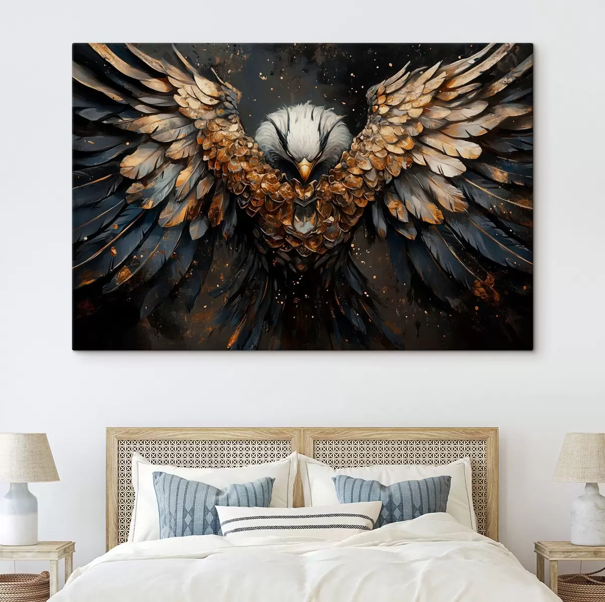 murales de pared Águila de fuego s42615