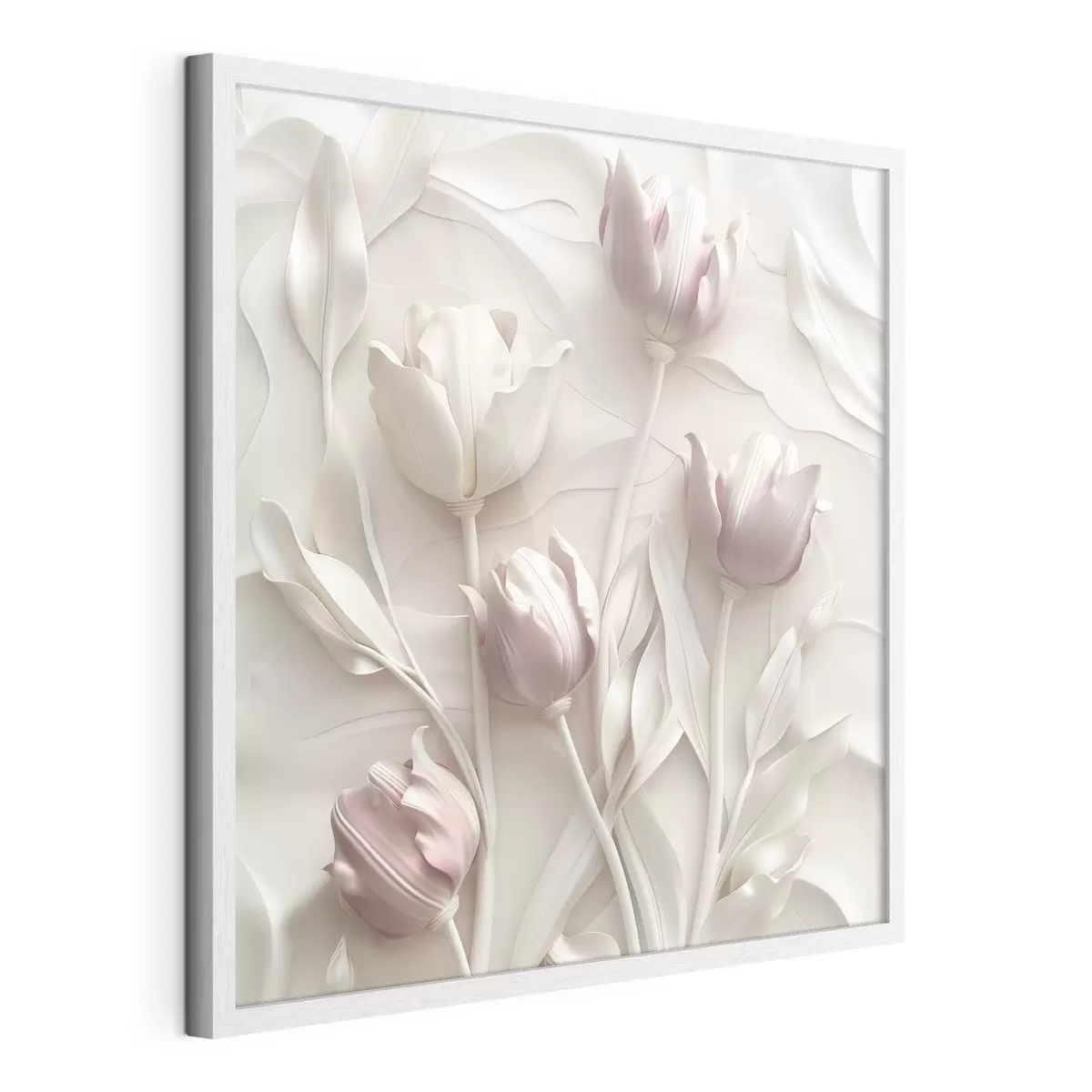 Poster Flores delicadas volumétricas f42613