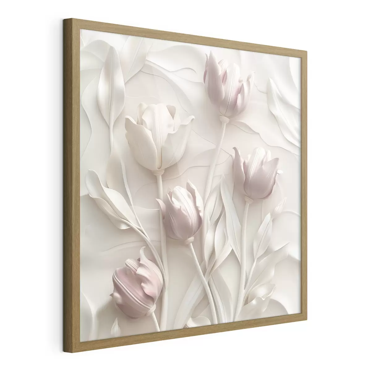 Poster Flores delicadas volumétricas f42613