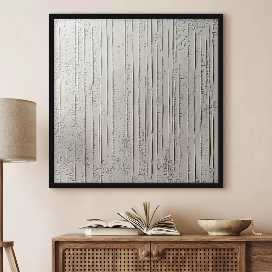 murales de pared Abstracción monocroma texturizada f42614